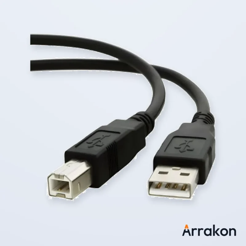 PRINTER CABLE - 1.5M (Generic/No-Brand USB 2.0 Type-A to Type-B), view 3 of 6