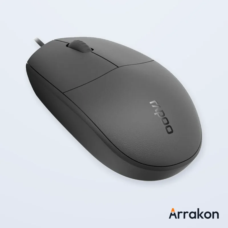 Rapoo N100 Wired USB Optical Mouse, view 2 of 5