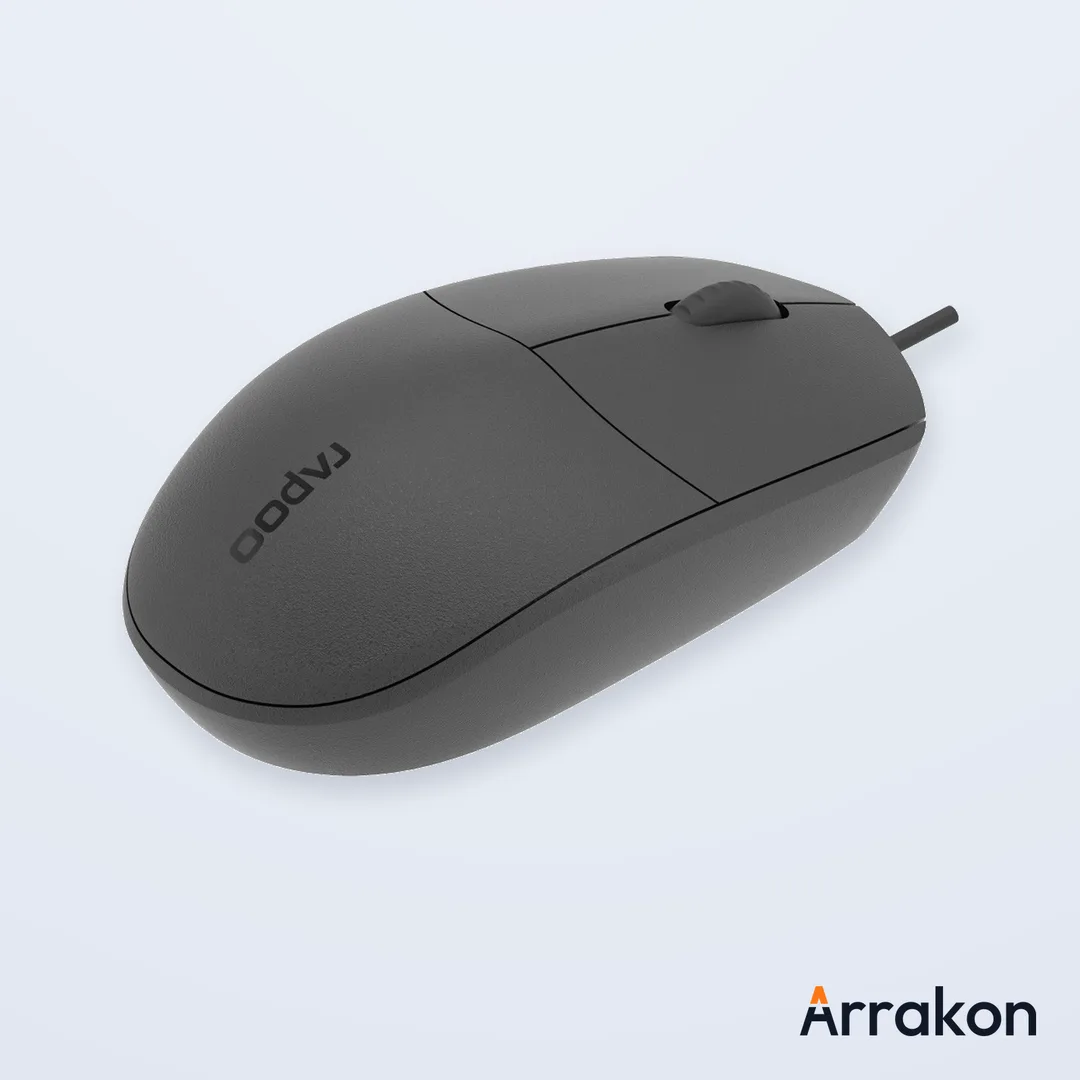 Rapoo N100 Wired USB Optical Mouse