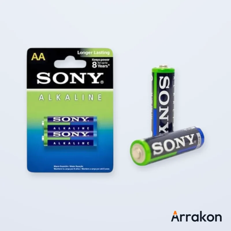 Sony Alkaline AM3 AA/LR6 1.5V Battery — Blister Pack of 2 Cells (1 Pair), view 4 of 6