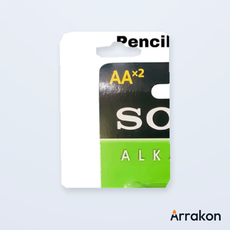 Sony Alkaline AM3 AA/LR6 1.5V Battery — Blister Pack of 2 Cells (1 Pair), view 5 of 6