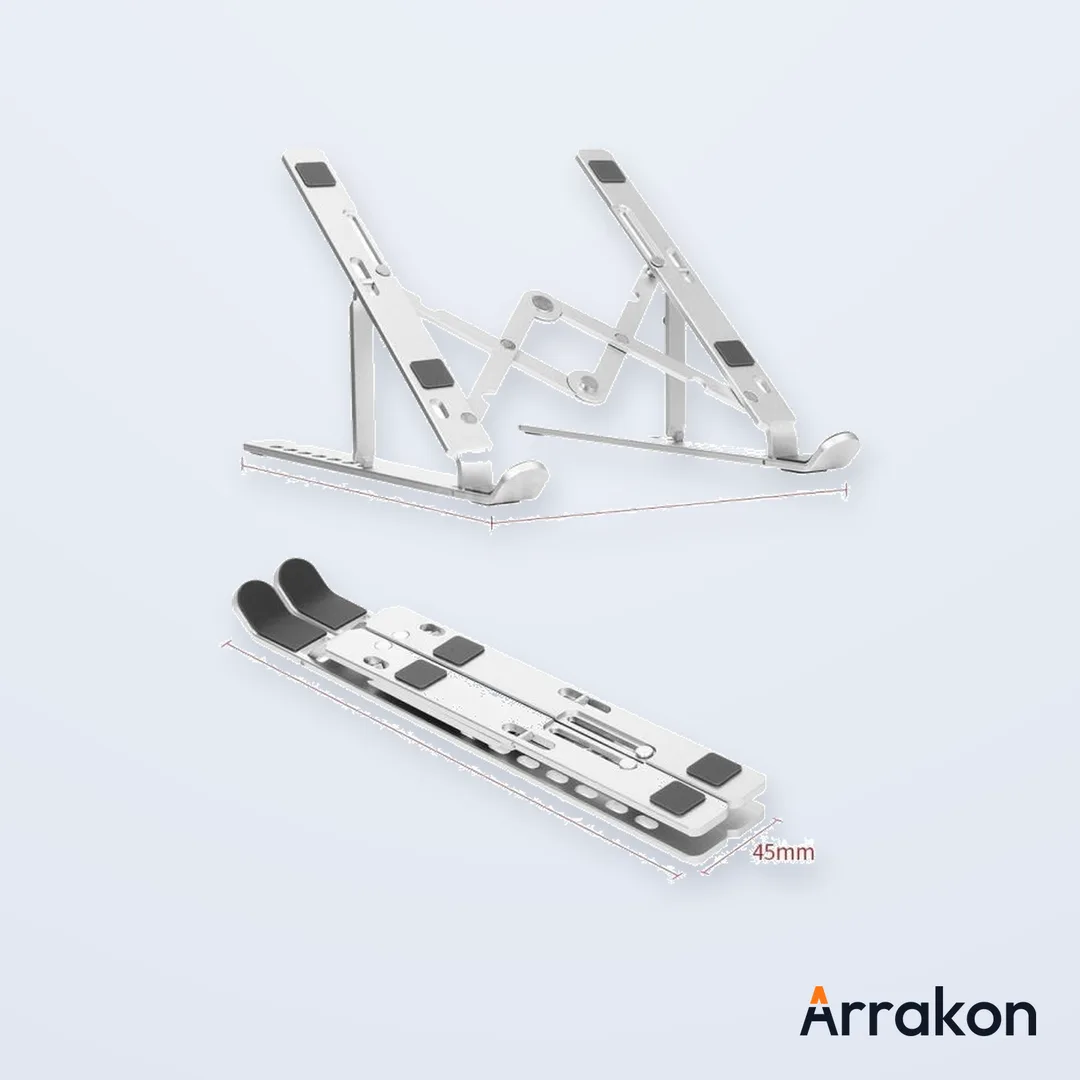 TP63 Adjustable & Foldable Aluminum Alloy Laptop Stand (10-17")