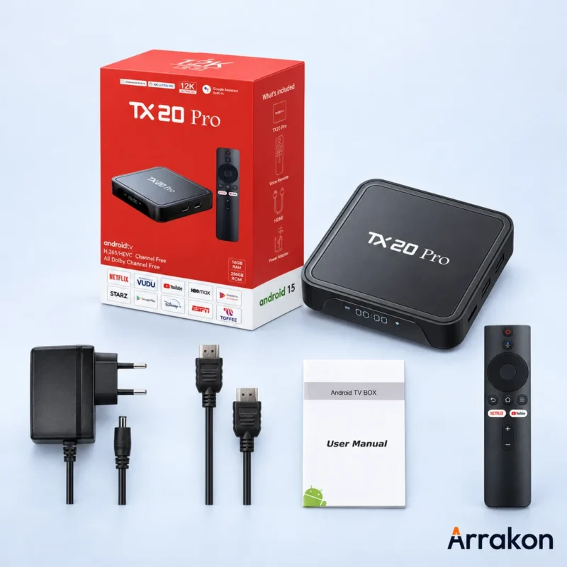 TX20 Pro+ Generic Android TV Box (Allwinner H313, Android 13/15), view 4 of 7