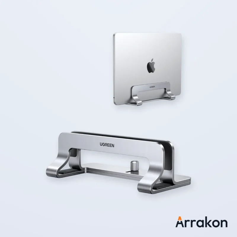 UGREEN Adjustable Width Vertical Laptop Stand LP258 (20471), Single Slot, view 2 of 3