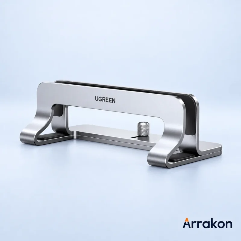 UGREEN Adjustable Width Vertical Laptop Stand LP258 (20471), Single Slot, view 3 of 3