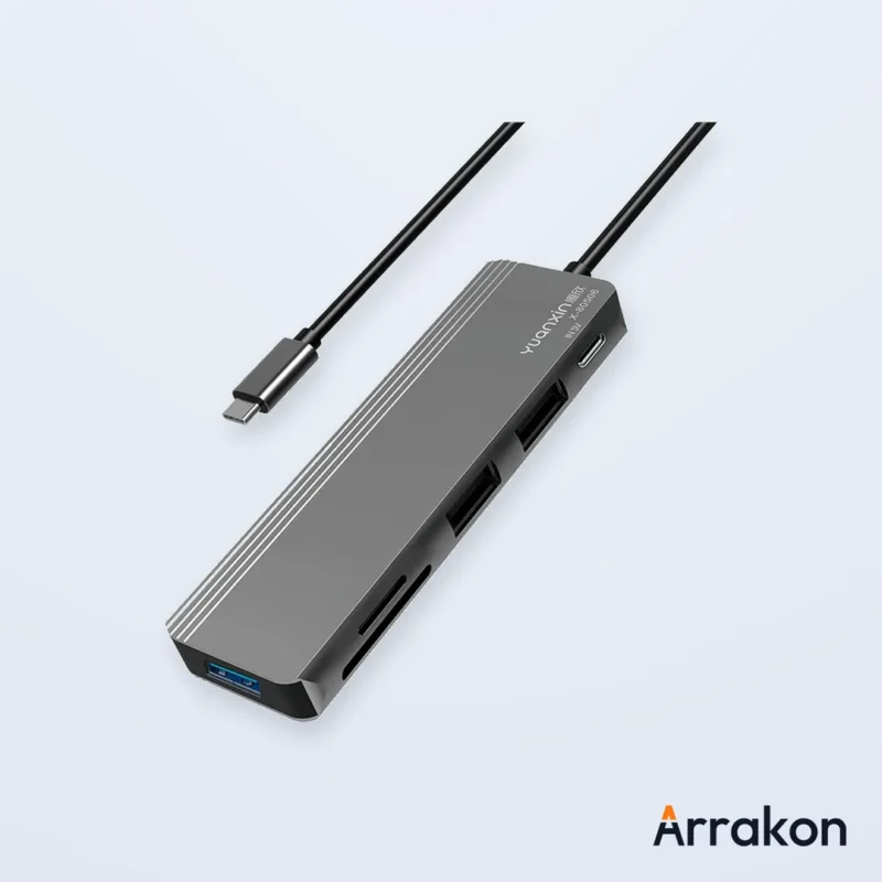 UGREEN CM219 4-Port USB 3.0 Hub (USB-A Male to 4x USB-A Female, 0.15m Cable) #25851, view 2 of 5