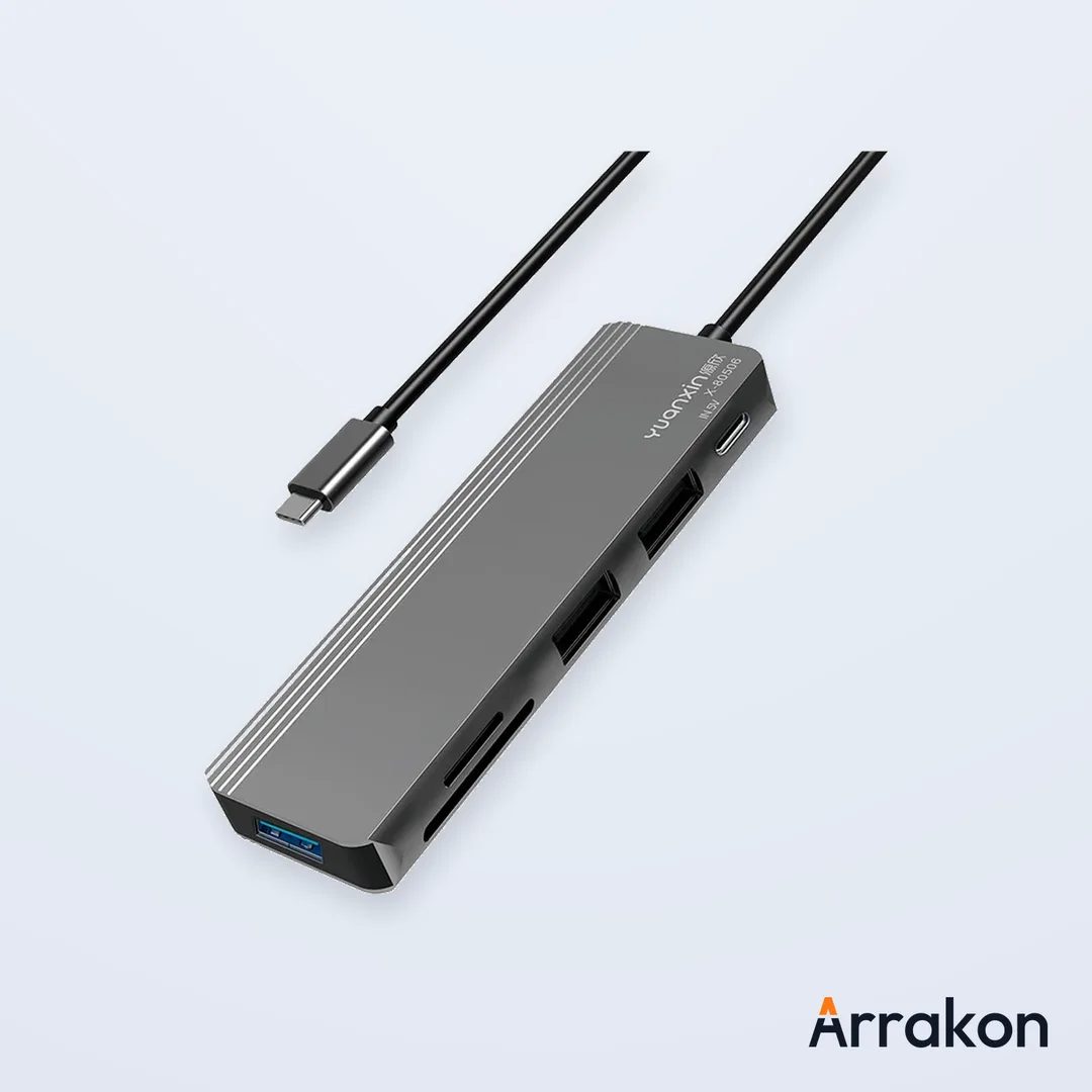 UGREEN CM219 4-Port USB 3.0 Hub (USB-A Male to 4x USB-A Female, 0.15m Cable) #25851