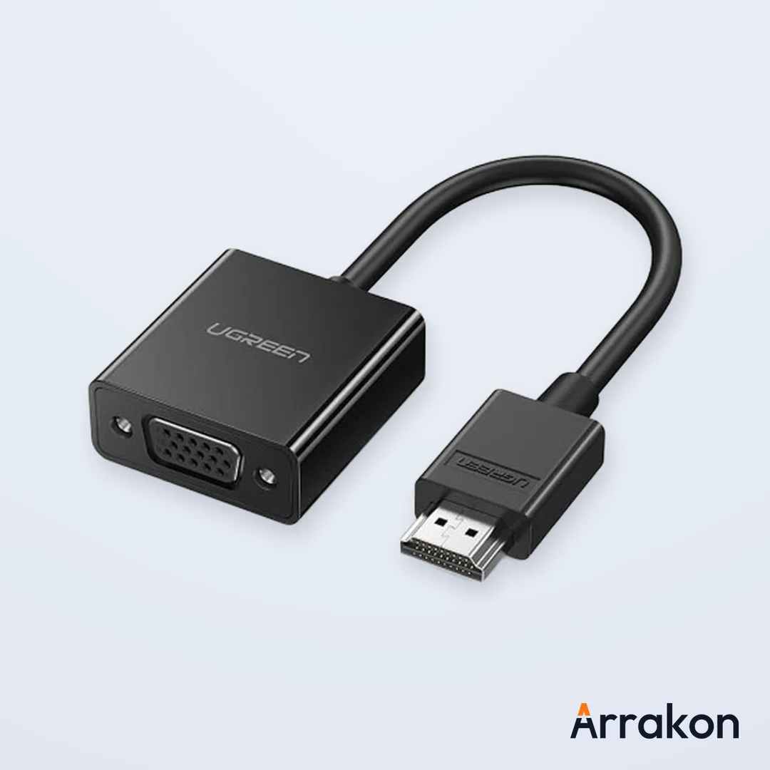 UGREEN CM270 HDMI to VGA Converter #60738 (HDMI Male to VGA Female, Full HD 1080p, No Audio)