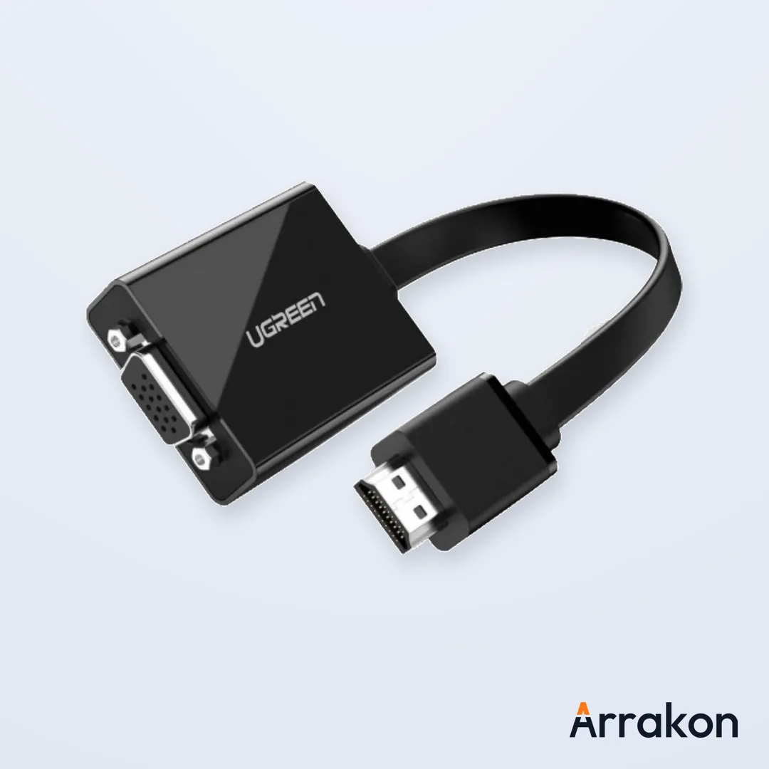 UGREEN CM270 HDMI to VGA Converter #60738 (HDMI Male to VGA Female, Full HD 1080p, No Audio)