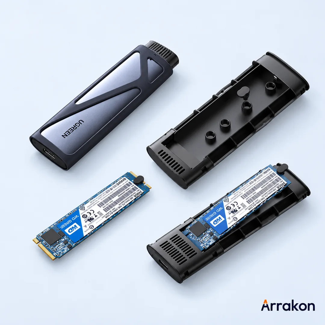 UGREEN CM400 (#10902) M.2 NVMe SSD Enclosure, USB 3.1 Gen 2 10Gbps, M-Key