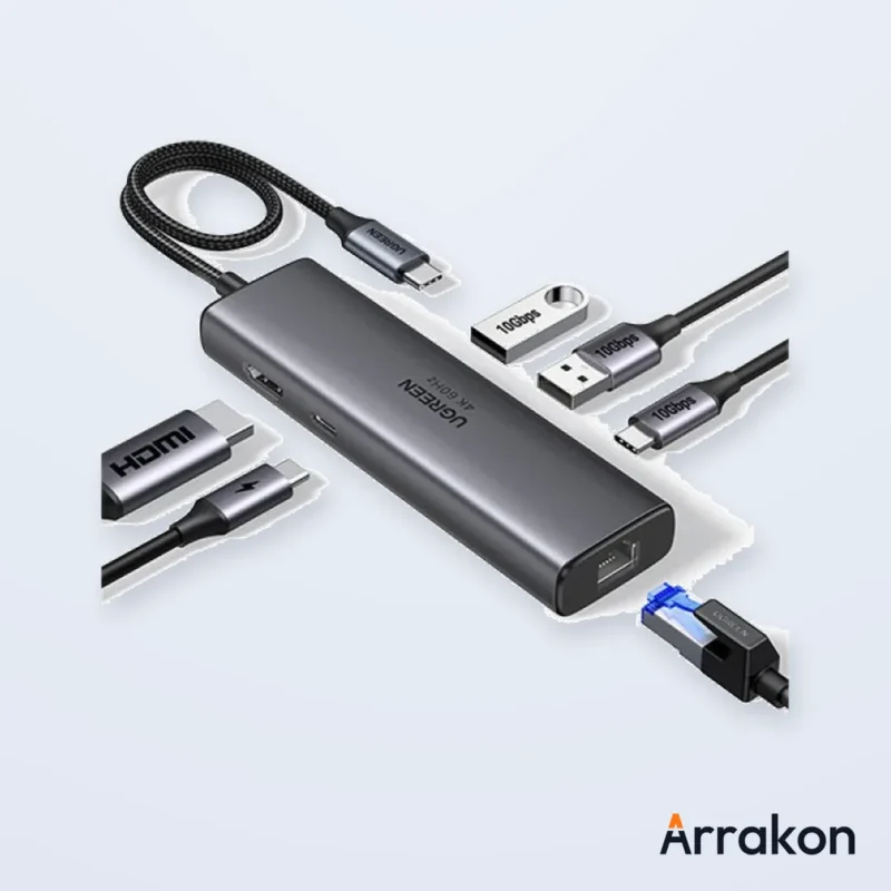 UGREEN CM512 (45000) 6-in-1 Multifunctional USB-C Hub