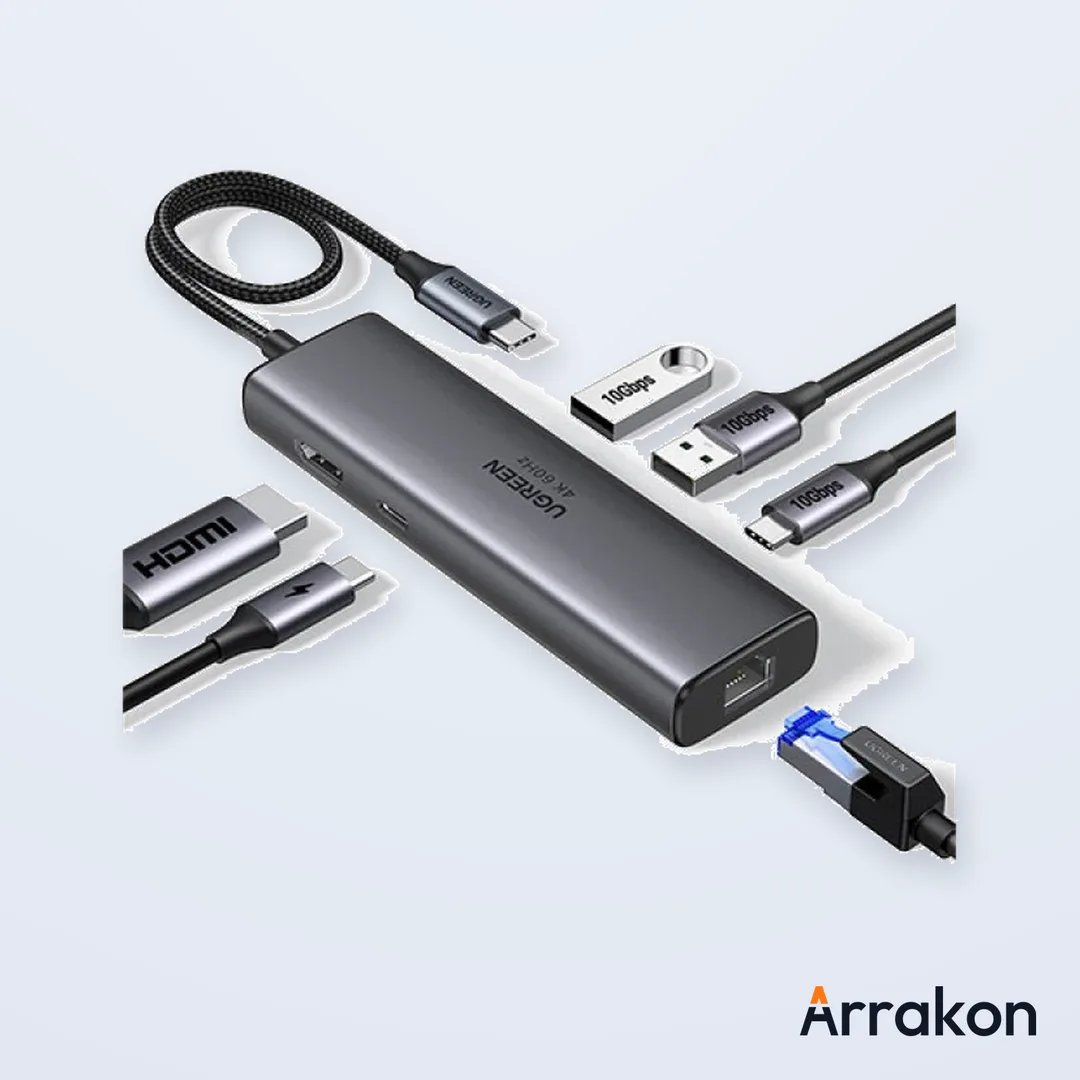 UGREEN CM512 (45000) 6-in-1 Multifunctional USB-C Hub
