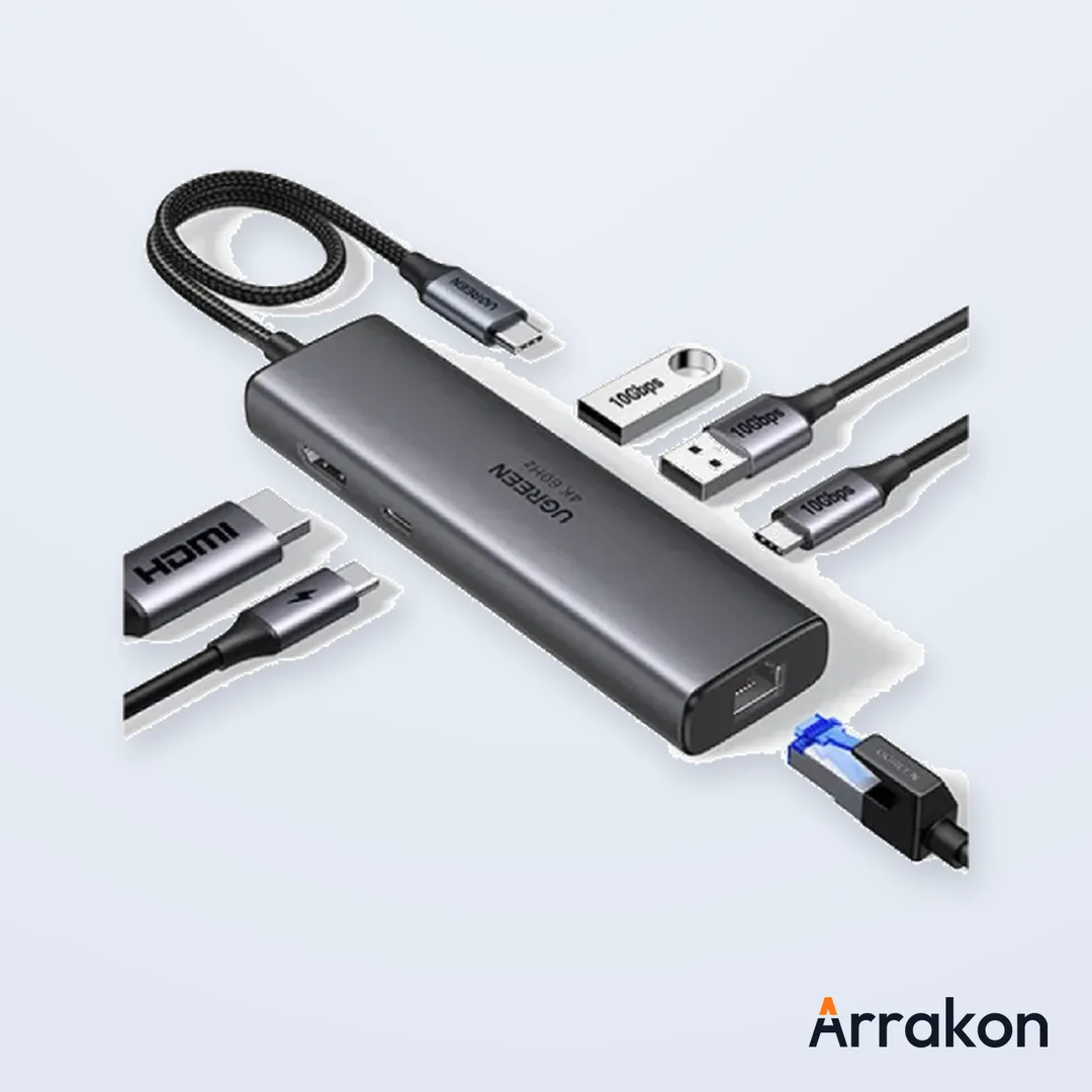 UGREEN CM512 (45000) 6-in-1 Multifunctional USB-C Hub