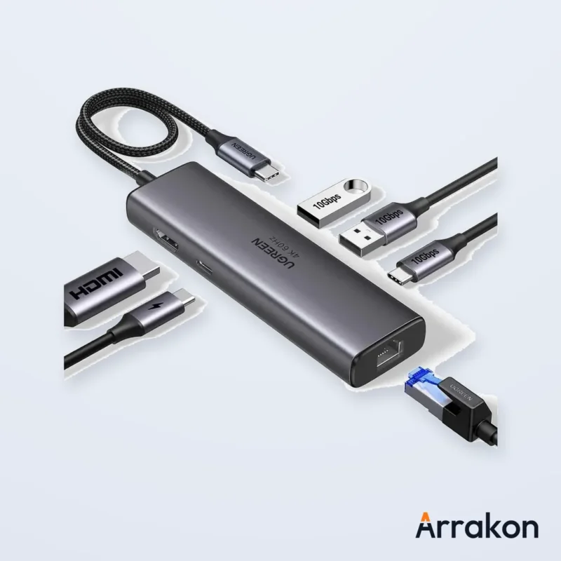 UGREEN CM512 (45000) 6-in-1 Multifunctional USB-C Hub, view 5 of 10