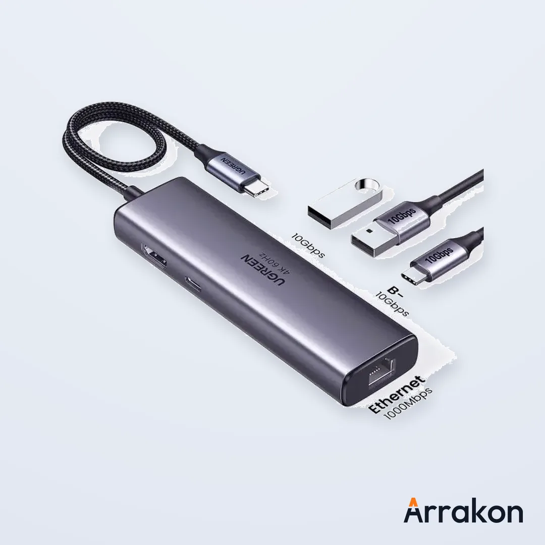 UGREEN CM512 (45000) 6-in-1 Multifunctional USB-C Hub