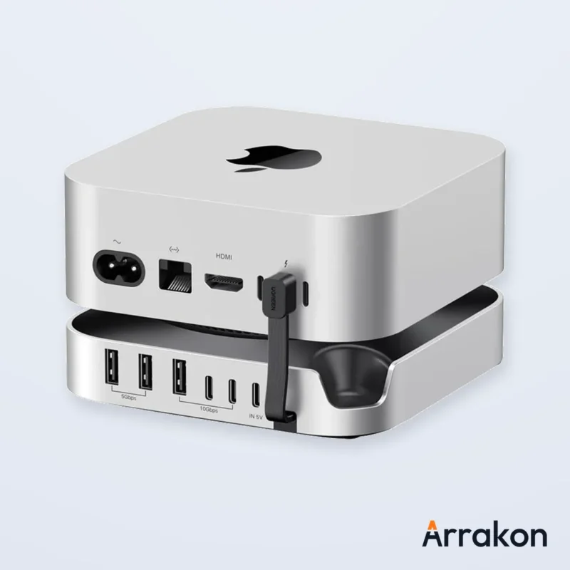 UGREEN CM841 (65487) 11-in-1 USB-C Docking Station for Mac mini M4/M4 Pro, view 6 of 8
