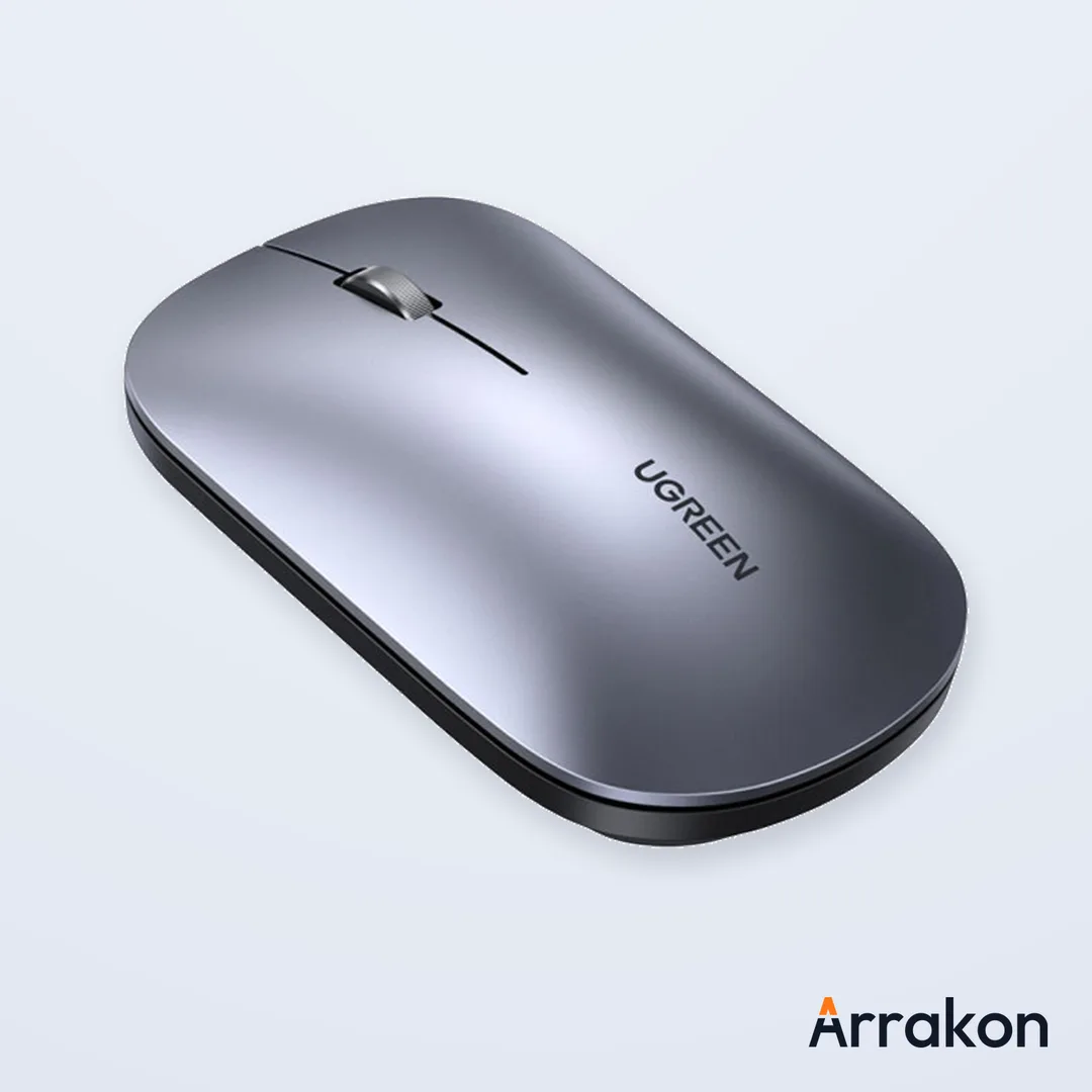 UGREEN M256 Rechargeable Bluetooth Wireless Mouse (Slim Dual-Mode 2.4G + BT 5.0, Part# 45086)