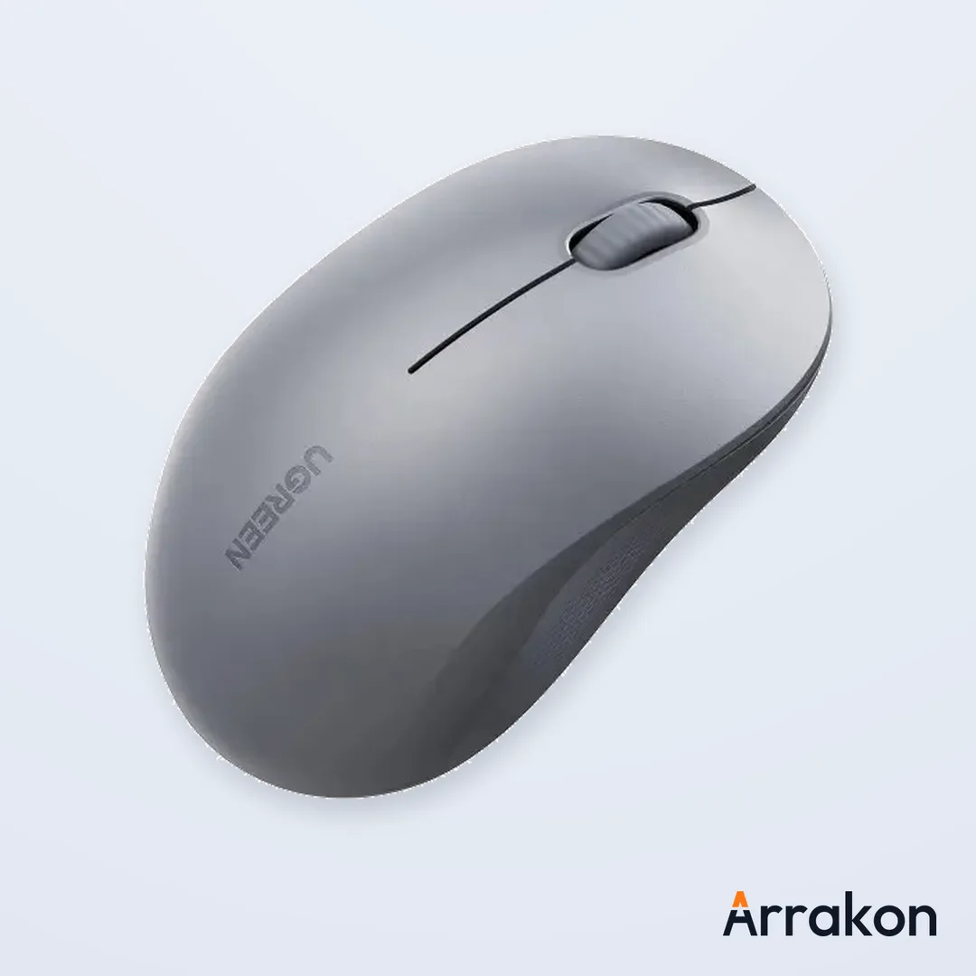 UGREEN M332 Wireless Mouse — Bluetooth 5.4 + 2.4G Dual-Mode, Rechargeable, Silent Click, 1600 DPI (Part# 65775)