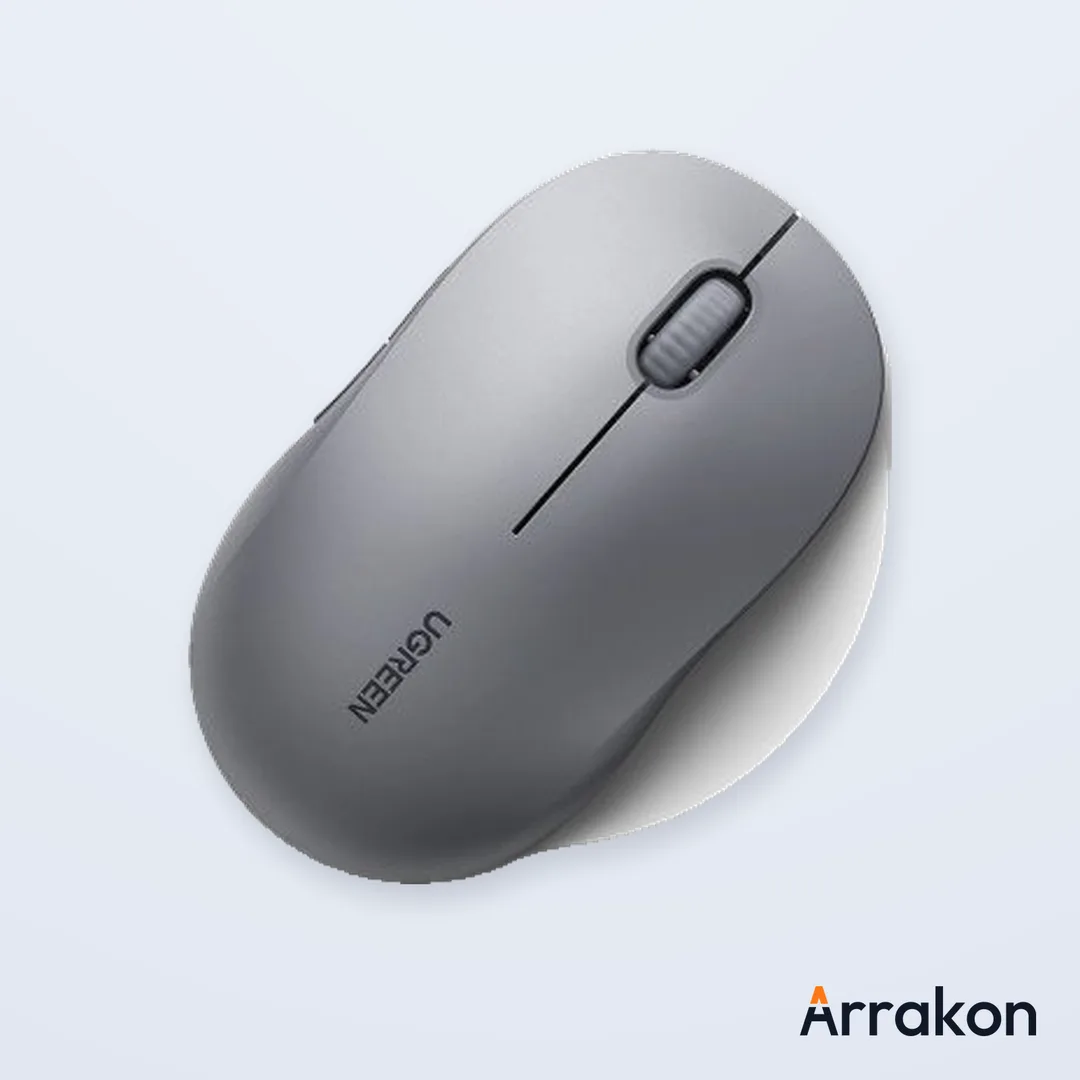 UGREEN M332 Wireless Mouse — Bluetooth 5.4 + 2.4G Dual-Mode, Rechargeable, Silent Click, 1600 DPI (Part# 65775)