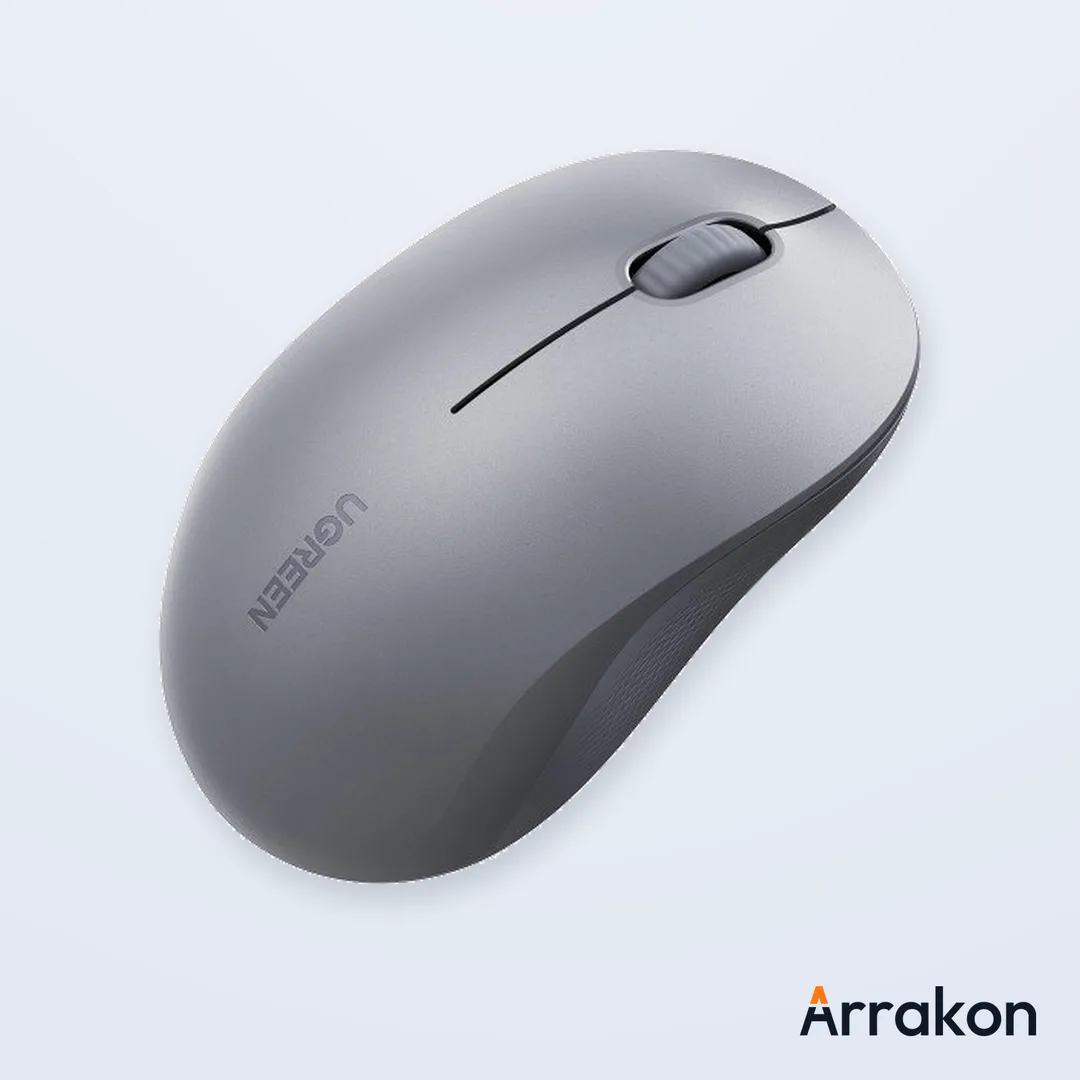 UGREEN M332 Wireless Mouse — Bluetooth 5.4 + 2.4G Dual-Mode, Rechargeable, Silent Click, 1600 DPI (Part# 65775)