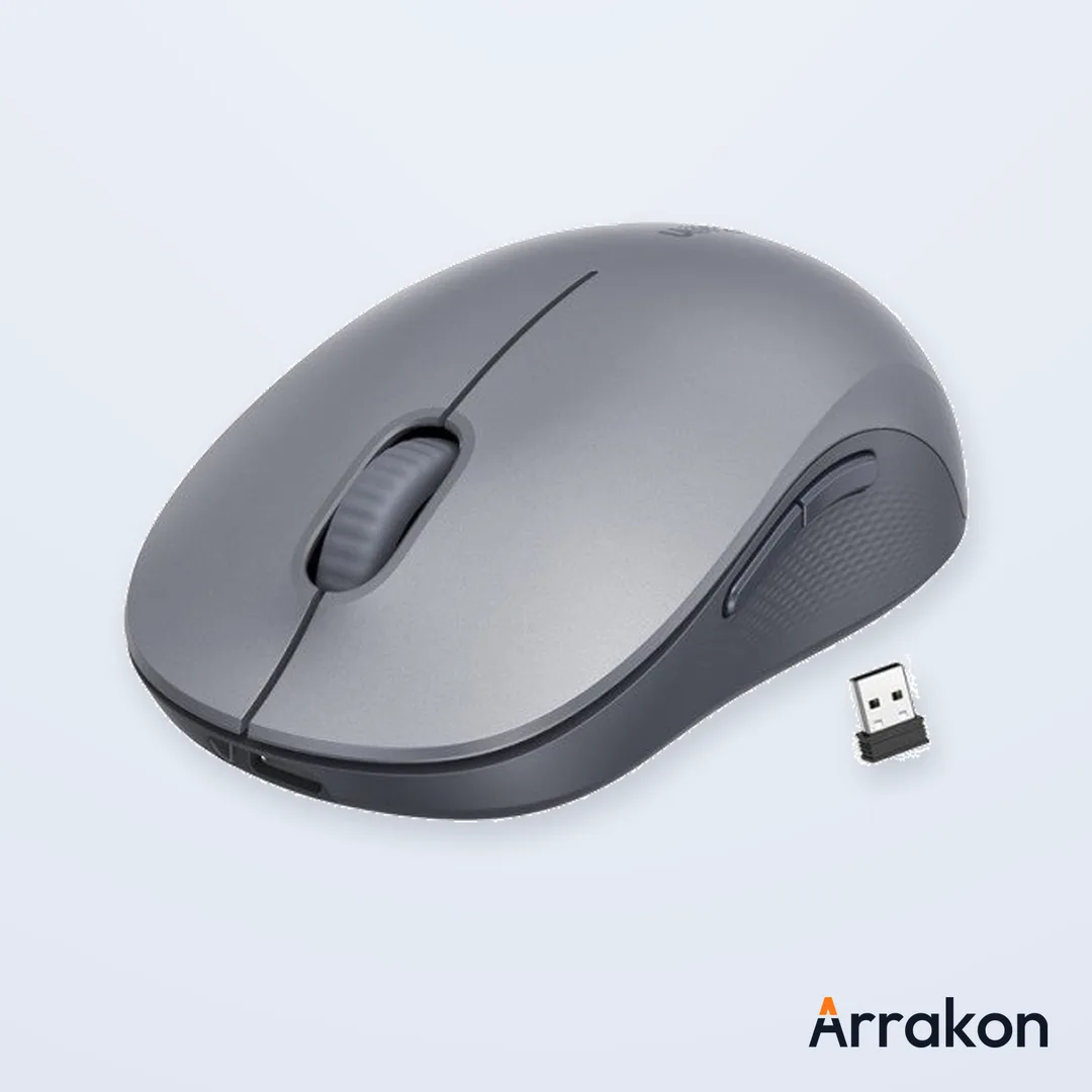 UGREEN M332 Wireless Mouse — Bluetooth 5.4 + 2.4G Dual-Mode, Rechargeable, Silent Click, 1600 DPI (Part# 65775)