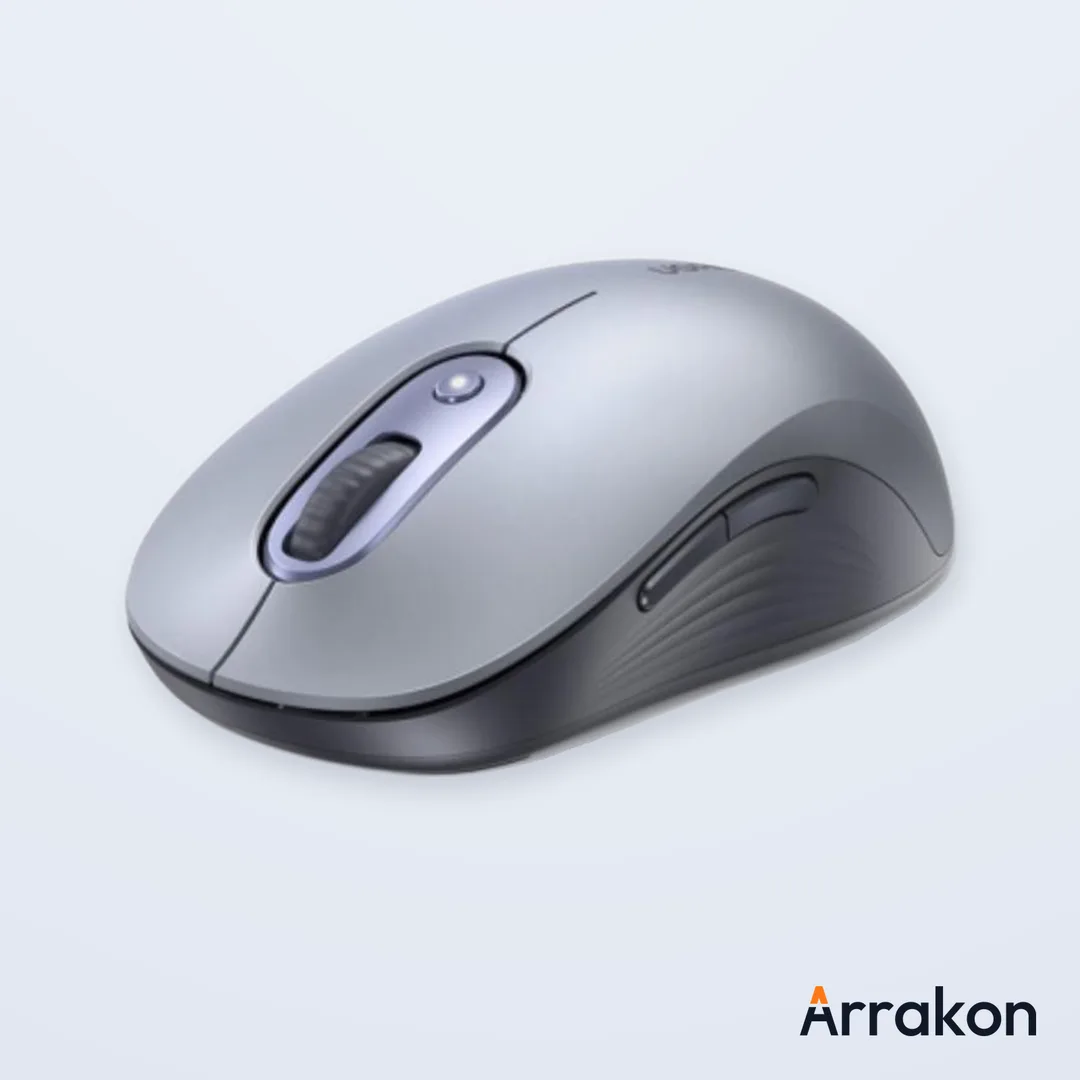 UGREEN M556 Rechargeable Bluetooth Wireless Mouse — Dual-Mode 2.4G + BT, Side Buttons, 4000 DPI (Part# 45149)