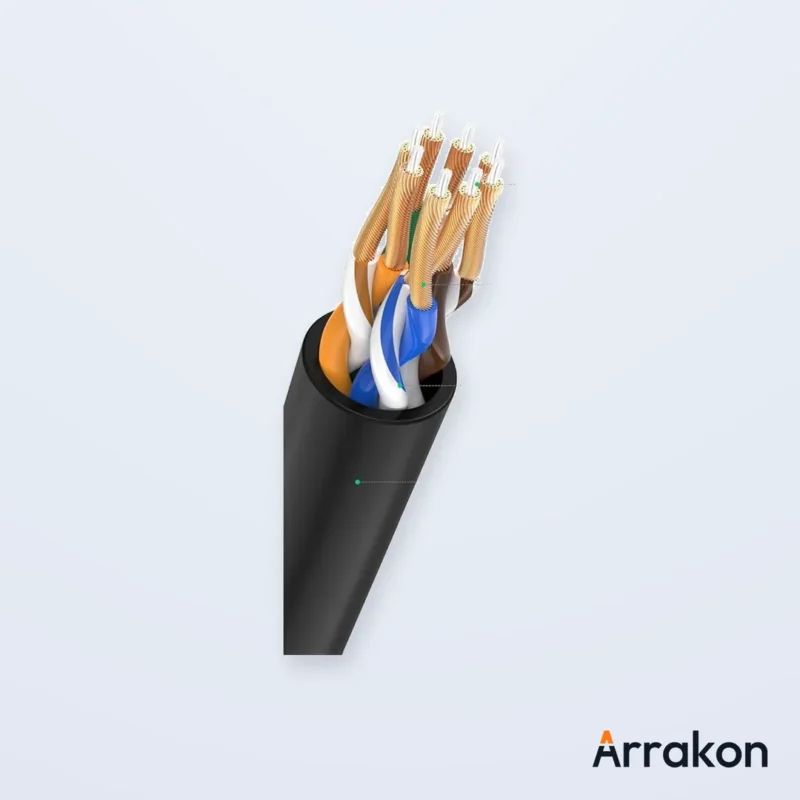 UGREEN NW122 (70334) Cat6A UTP Round & Ultra-Slim Ethernet Cable, Pure Copper - 2M, view 19 of 24