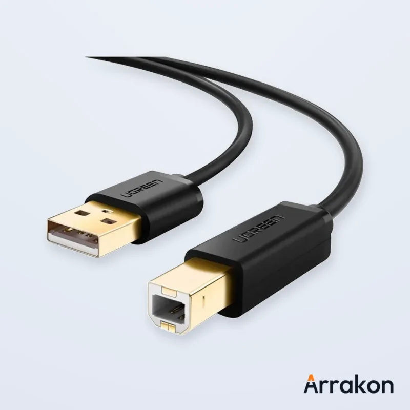 UGREEN PRINTER CABLE - 3M (UGREEN US135 / 10351, USB 2.0 Type-A to Type-B), view 5 of 9