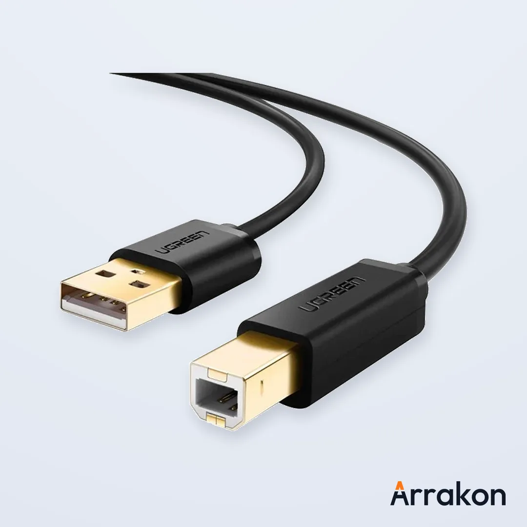 UGREEN PRINTER CABLE - 3M (UGREEN US135 / 10351, USB 2.0 Type-A to Type-B)