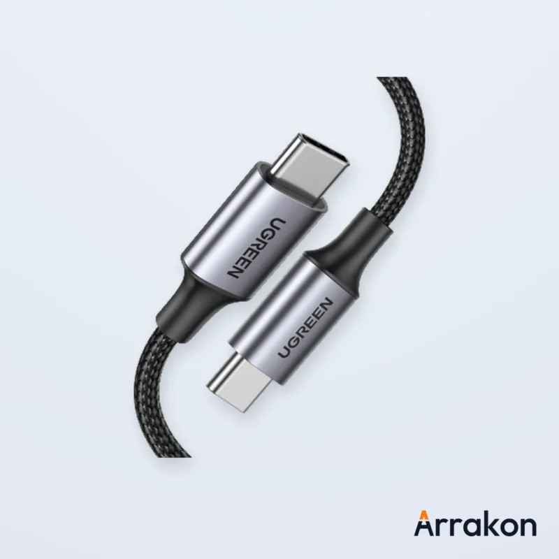 UGREEN Uno L529 (65863) Type-C to Type-C 100W PD Fast Charging Cable with LED Display - 2M, view 4 of 9