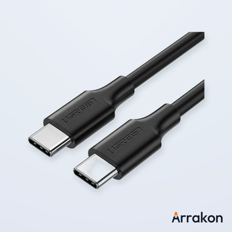 UGREEN US286 (50997) Type-C to Type-C Data & Charging Cable 60W - 1M, view 3 of 4