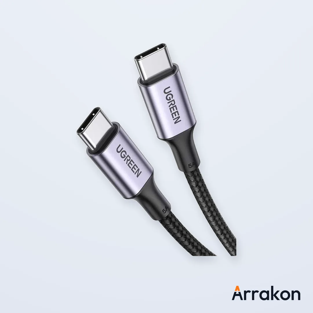 UGREEN US316 (70427) Type-C to Type-C PD Fast Charging Cable 100W - 1M