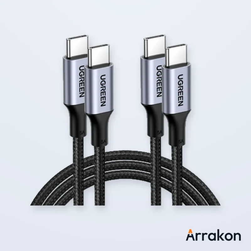 UGREEN US316 (70427) Type-C to Type-C PD Fast Charging Cable 100W - 1M, view 5 of 9