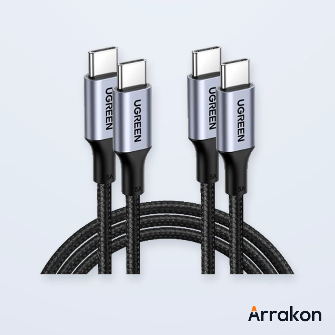 UGREEN US316 (70427) Type-C to Type-C PD Fast Charging Cable 100W - 1M