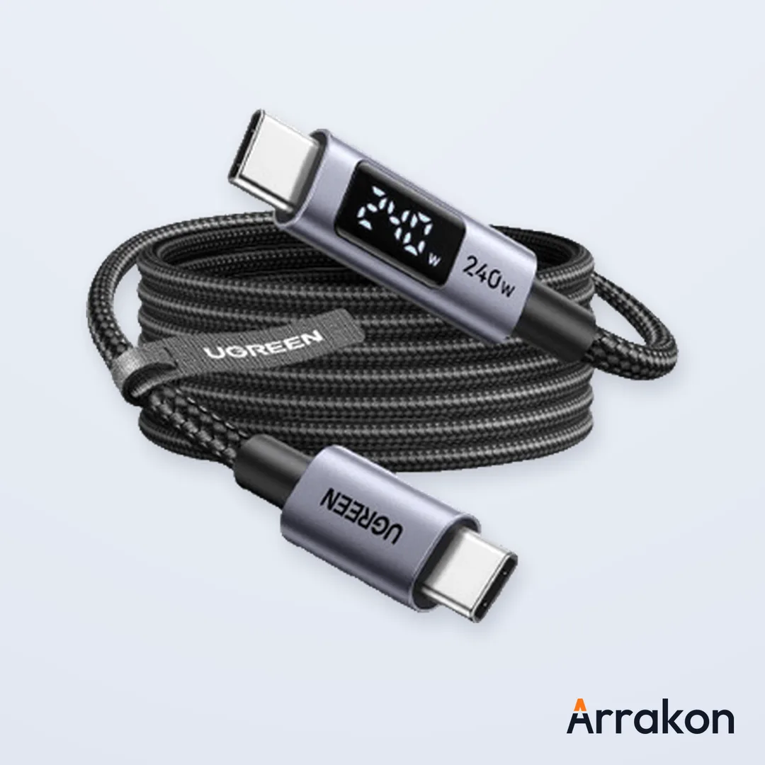 UGREEN US316 (70427) Type-C to Type-C PD Fast Charging Cable 100W - 1M