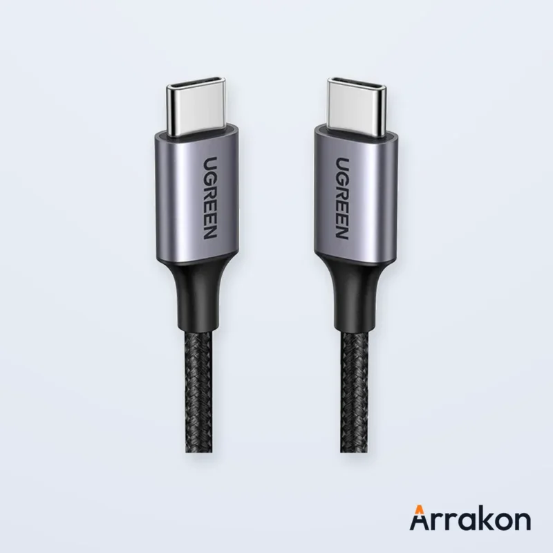 UGREEN US316 (70427) Type-C to Type-C PD Fast Charging Cable 100W - 1M, view 8 of 9