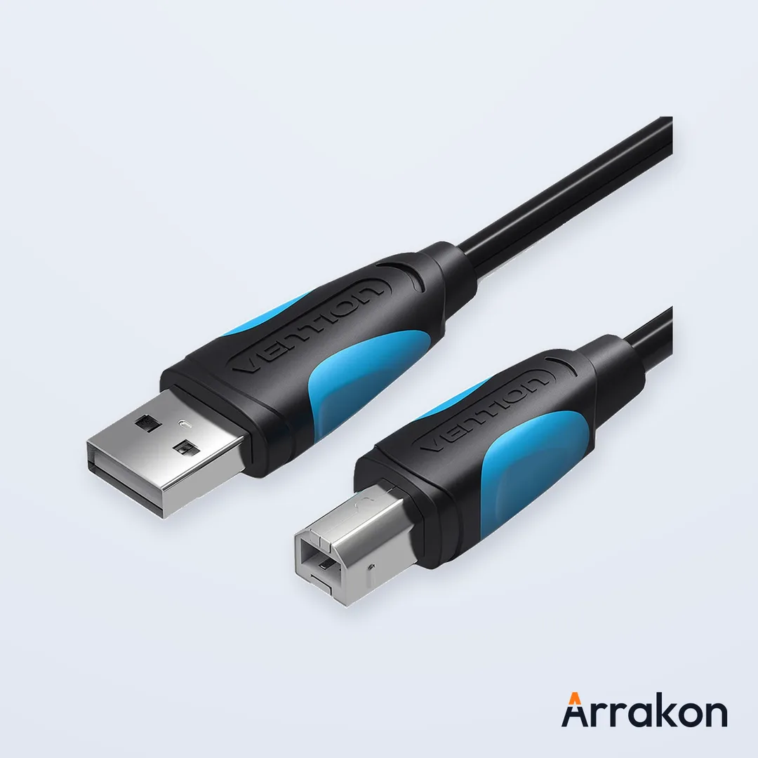Vention COQBL USB 2.0 Type-A Male to Type-B Male Printer Cable - 10M