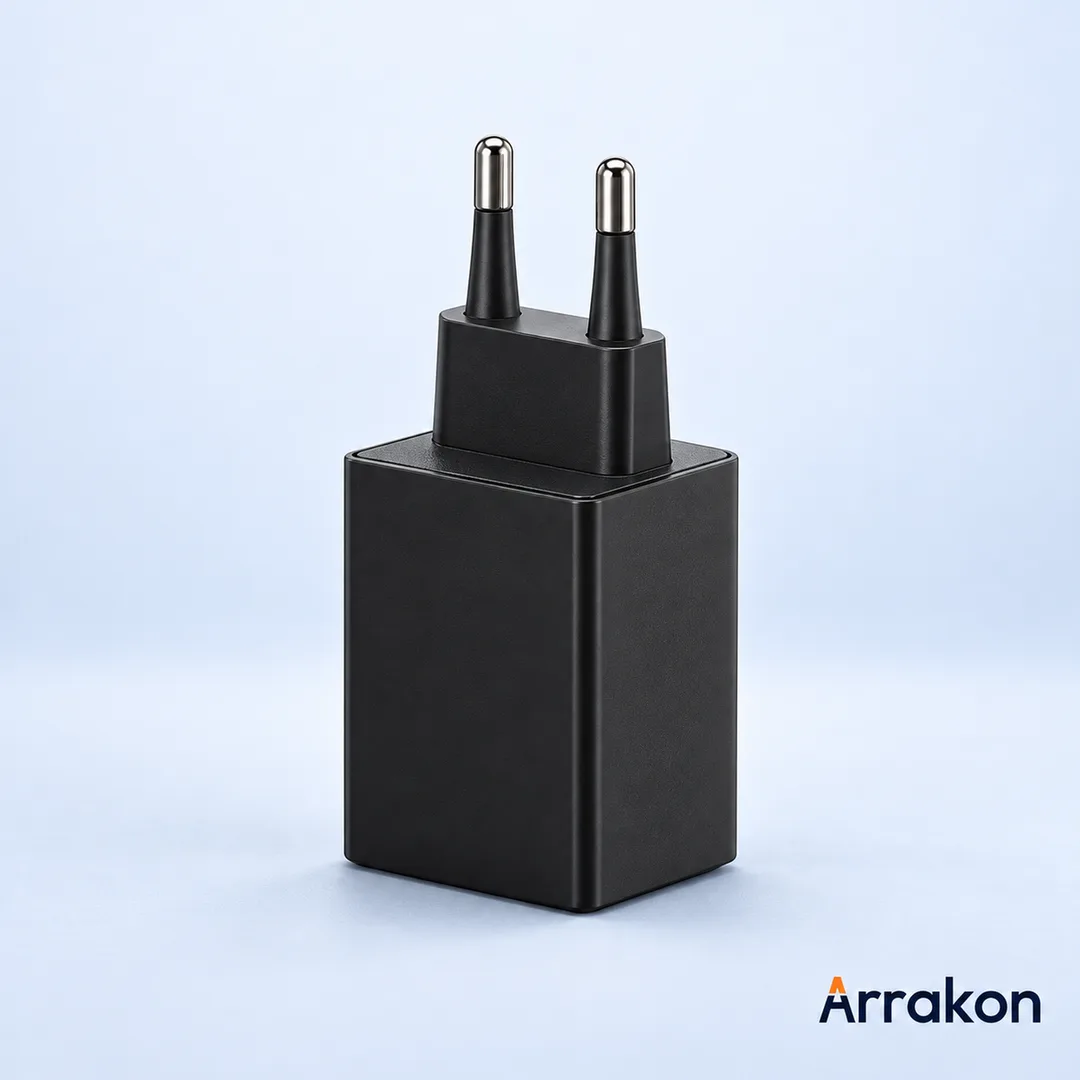 Vention FADB0-EU 20W USB-C Wall Charger (EU Plug, Black)