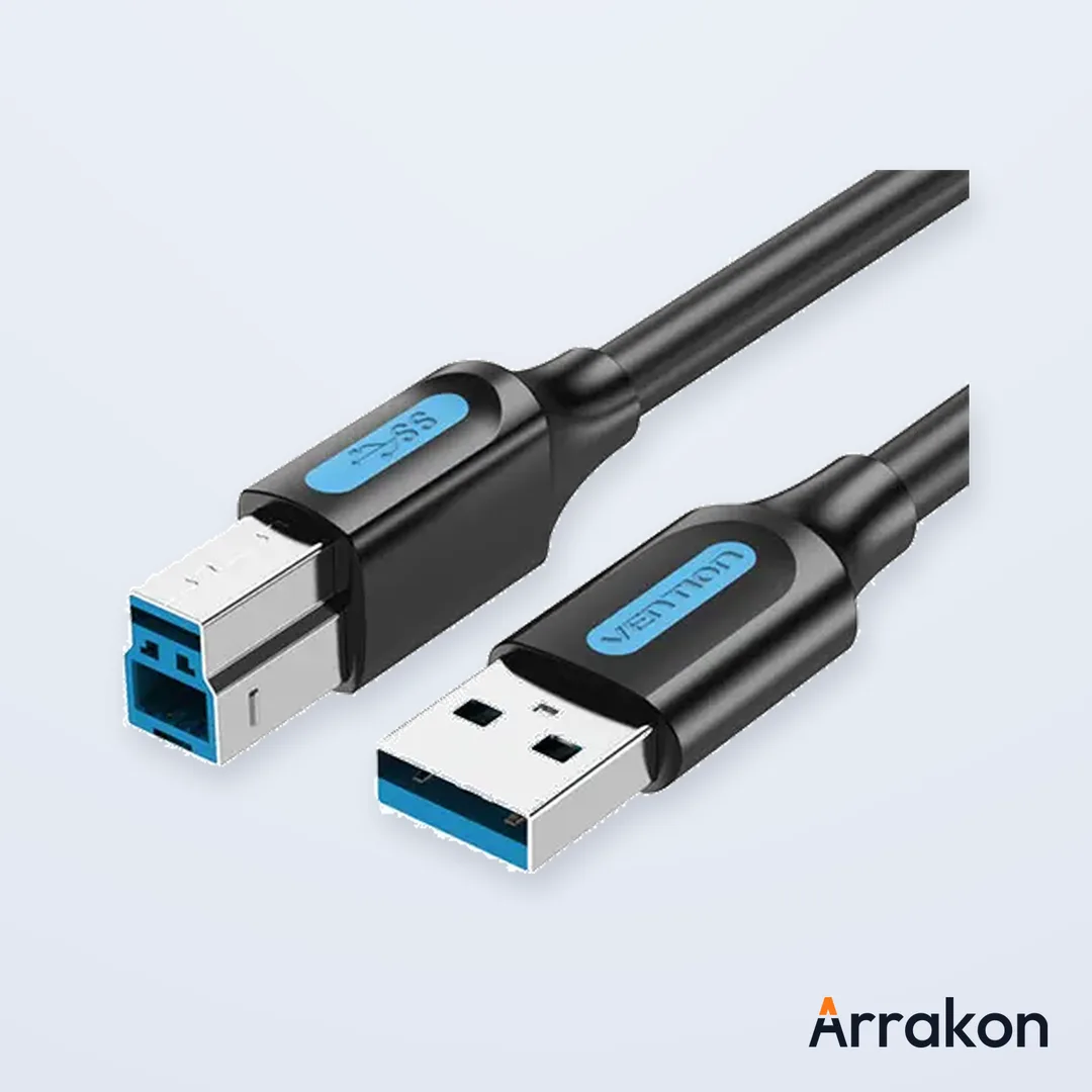 VENTION PRINTER CABLE - 1.5M (Vention COQBG, USB 2.0 Type-A to Type-B)
