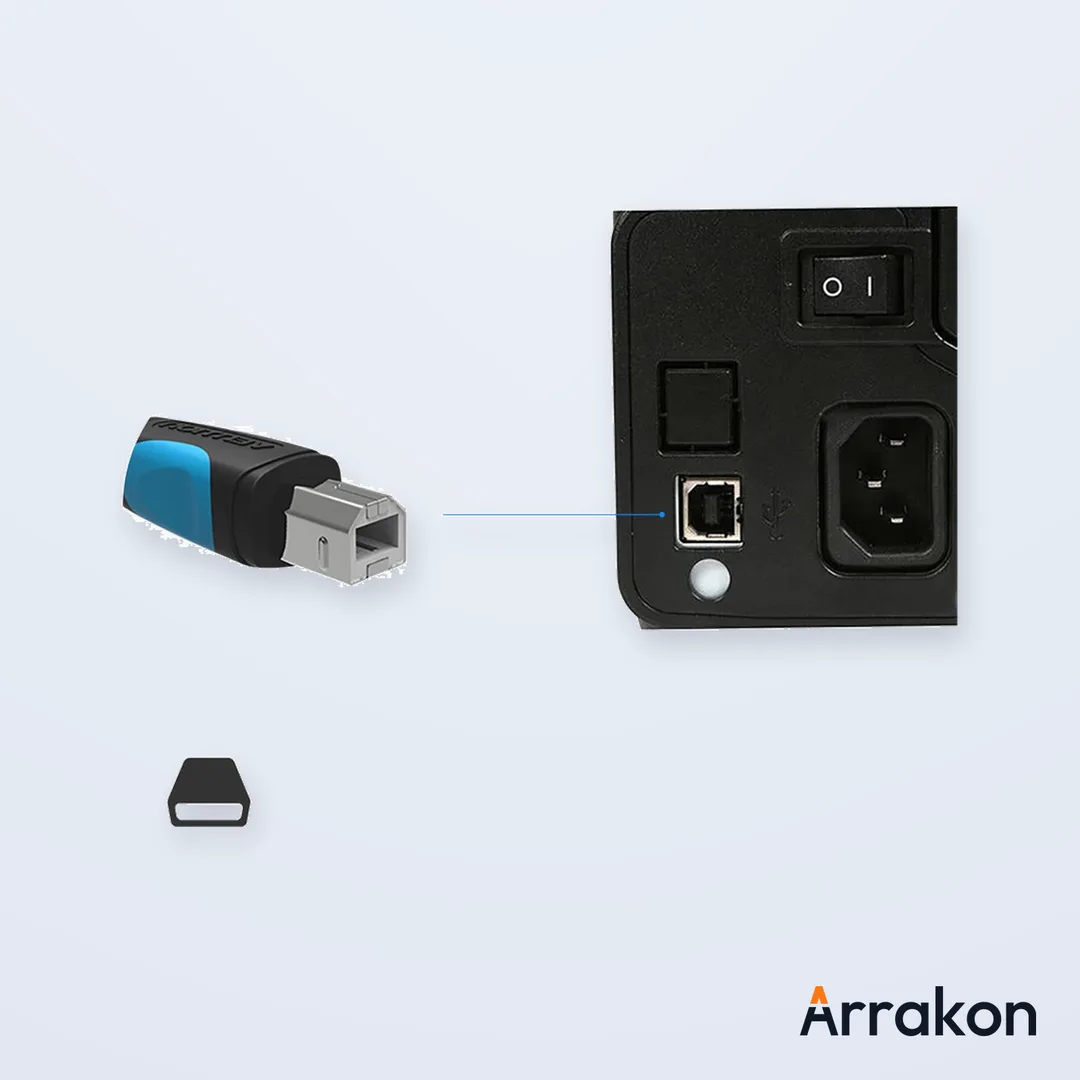 VENTION PRINTER CABLE - 5M (Vention VAS-A16-B500, USB 2.0 Type-A to Type-B; newer SKU COQBJ)