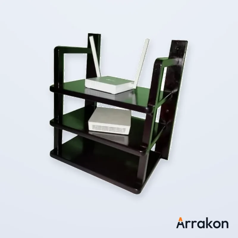 Wall-Mounted WiFi Router / ONU Shelf Bracket (Metal, Multi-Layer), view 12 of 12