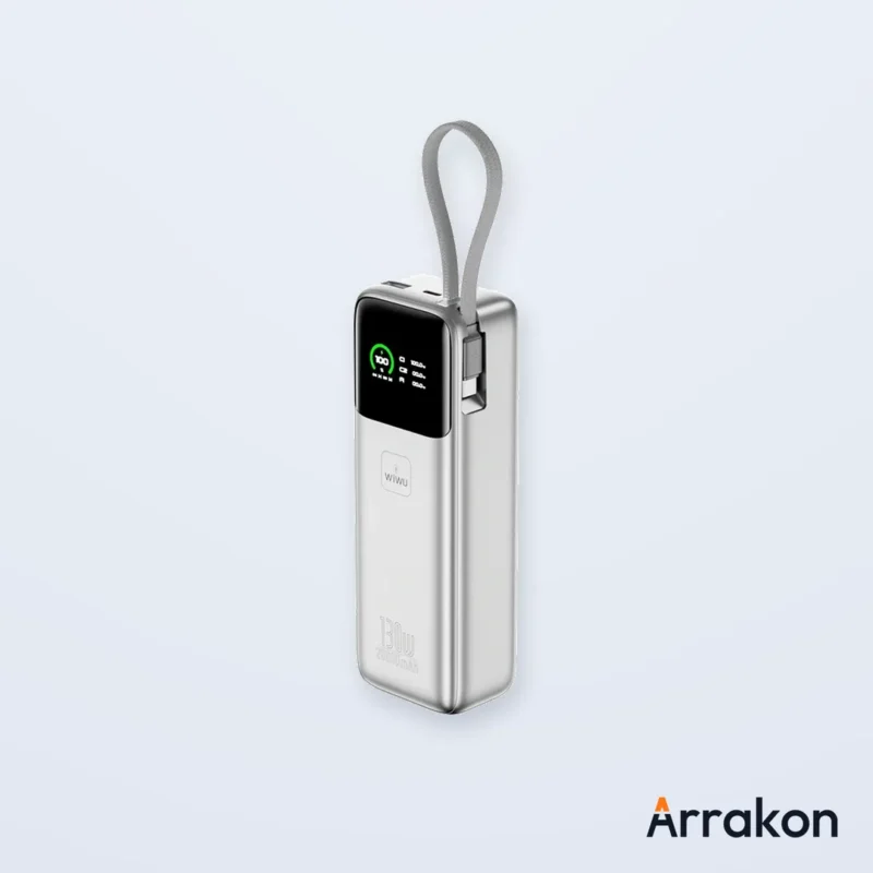 WIWU Power Mega 130W Fast Charge Power Bank PM301 (20000mAh), view 3 of 10