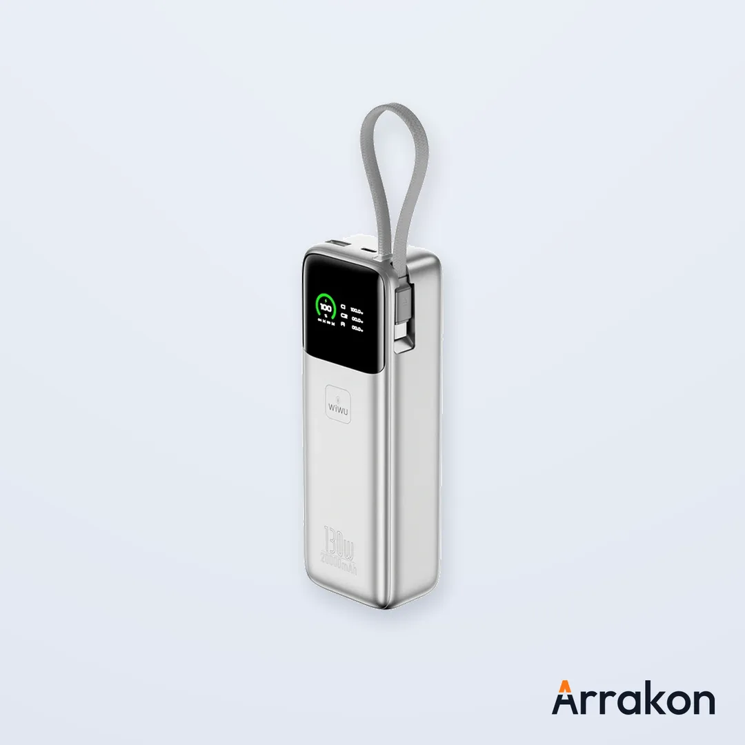 WIWU Power Mega 130W Fast Charge Power Bank PM301 (20000mAh)