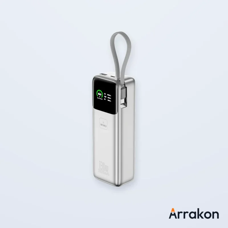 WIWU Power Mega 130W Fast Charge Power Bank PM301 (20000mAh), view 8 of 10