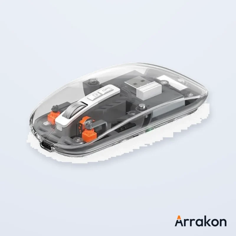 WiWU WM105 Crystal Transparent Magnetic Wireless Mouse