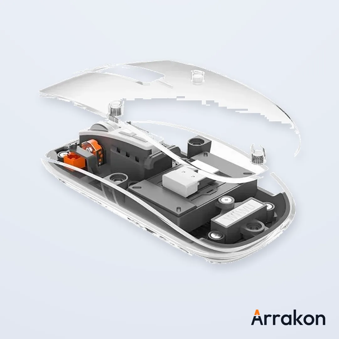 WiWU WM105 Crystal Transparent Magnetic Wireless Mouse