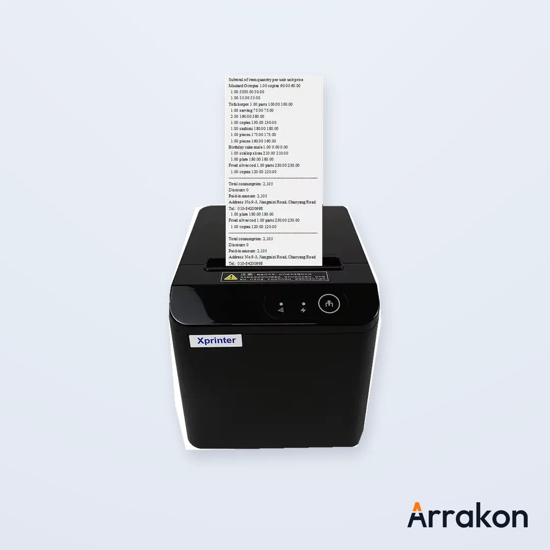 Xprinter XP80T (XP-T80 Series) 80mm Thermal Receipt Printer (USB + LAN)